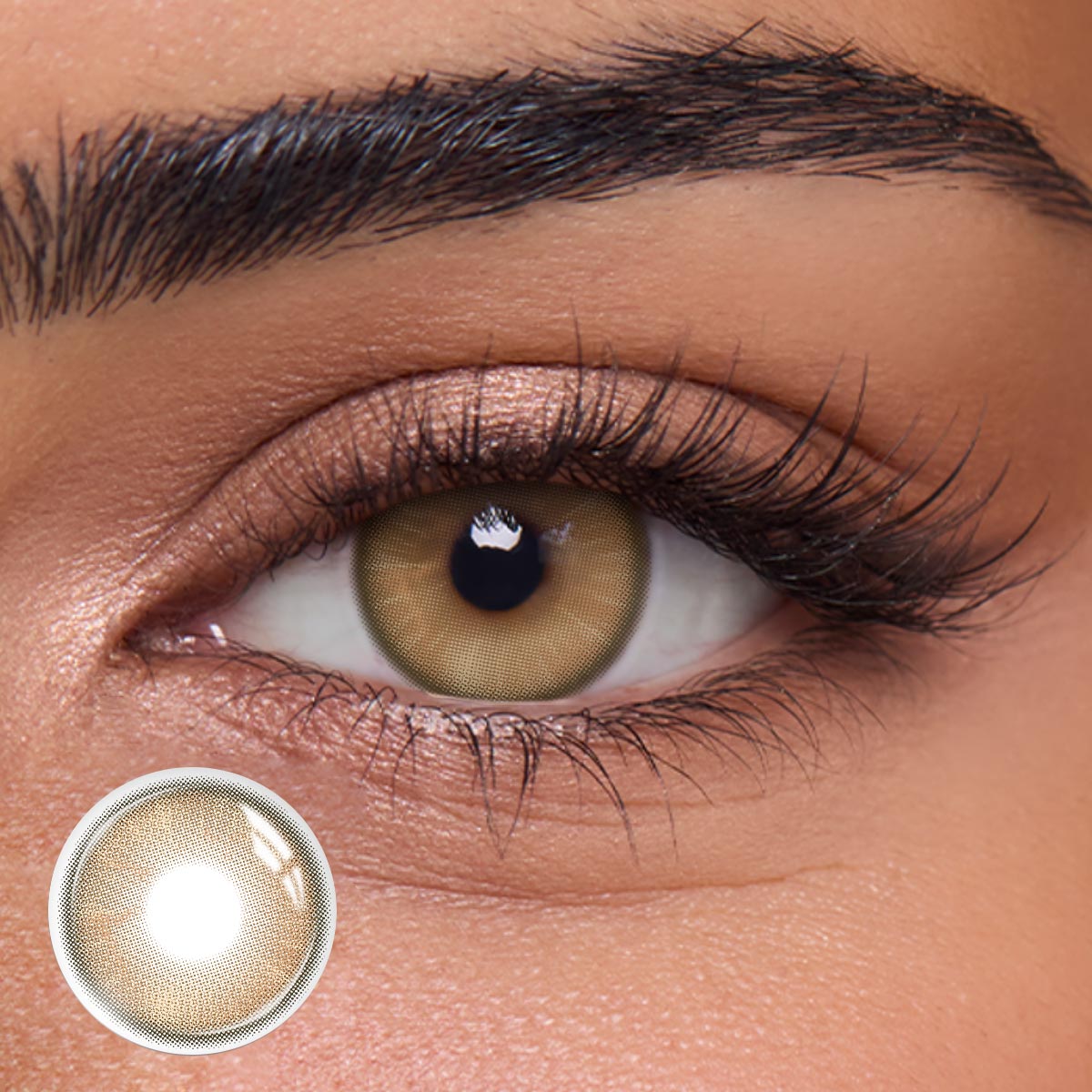 Meow Orange - 1 Year, 2 lenses Colored Contacts - Gleglow