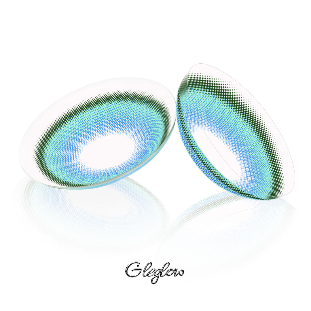 Merlot Green - 1 Year, 2 lenses Colored Contacts - Gleglow