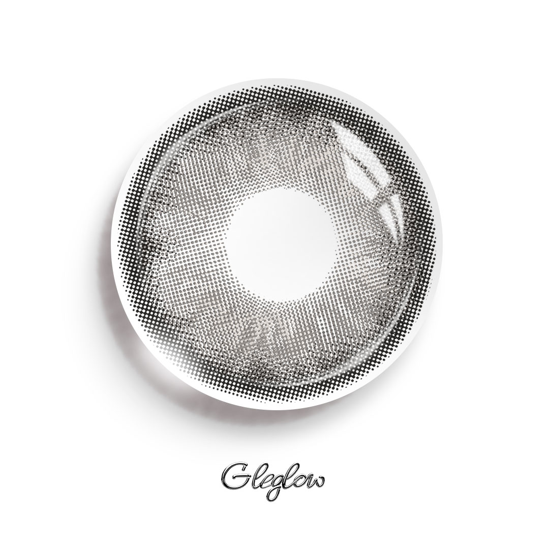 Mintcream Grey - monthly, 2 lenses Colored Contacts - Gleglow
