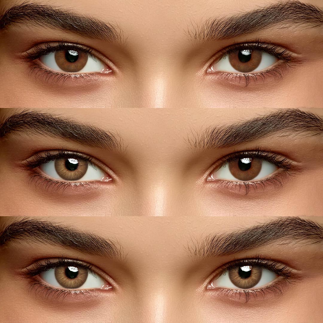 Mira Brown - monthly, 2 lenses Colored Contacts - Gleglow