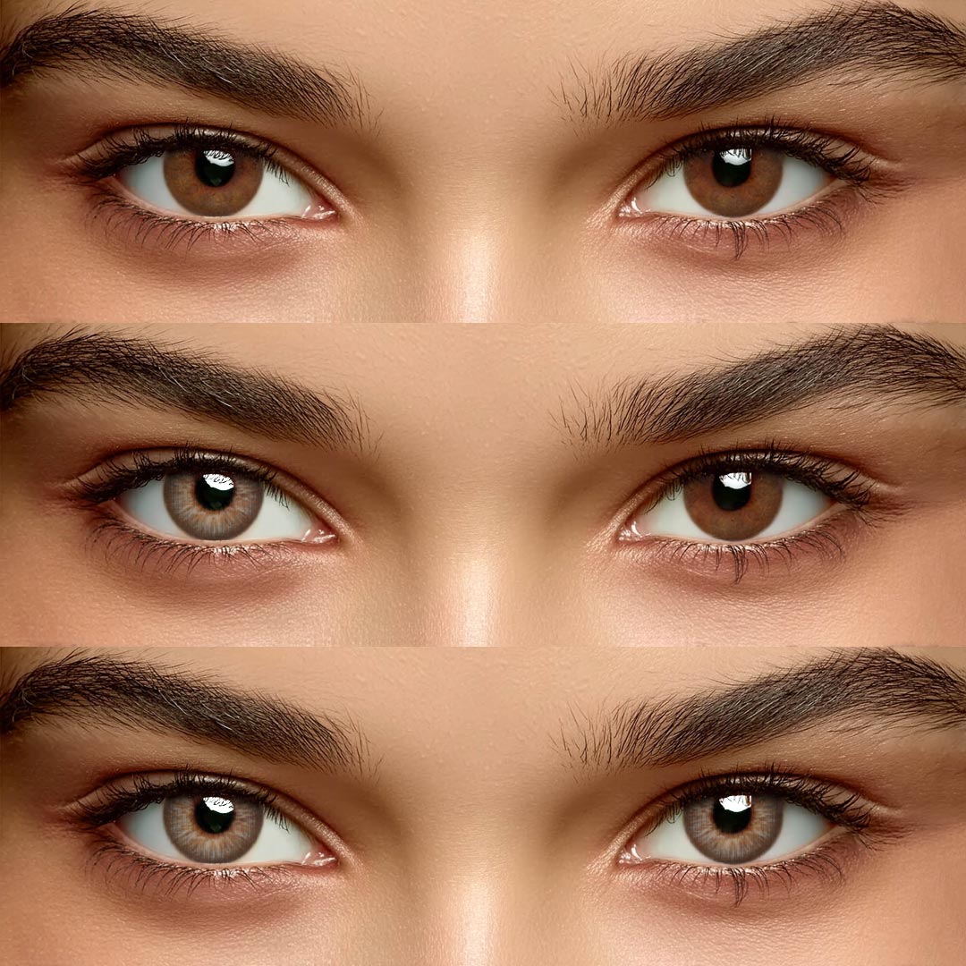 Mira Grey - 1 Year, 2 lenses Colored Contacts - Gleglow