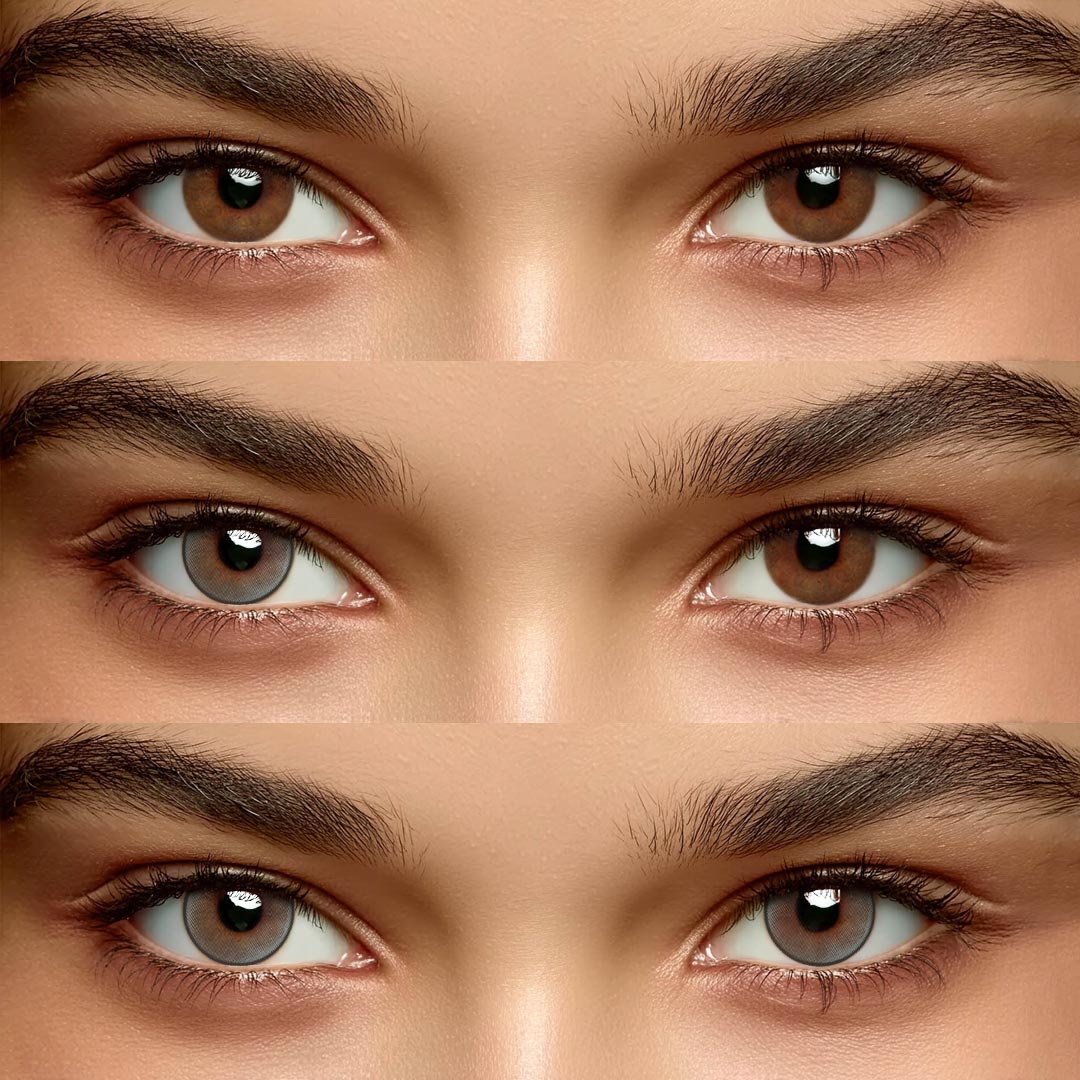 Mirris Grey - 6-month，2 lenses Colored Contacts - Gleglow