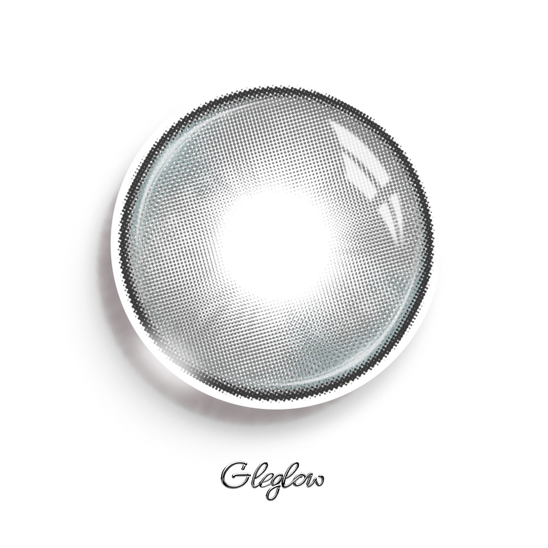 Mirris Grey - 6-month，2 lenses Colored Contacts - Gleglow