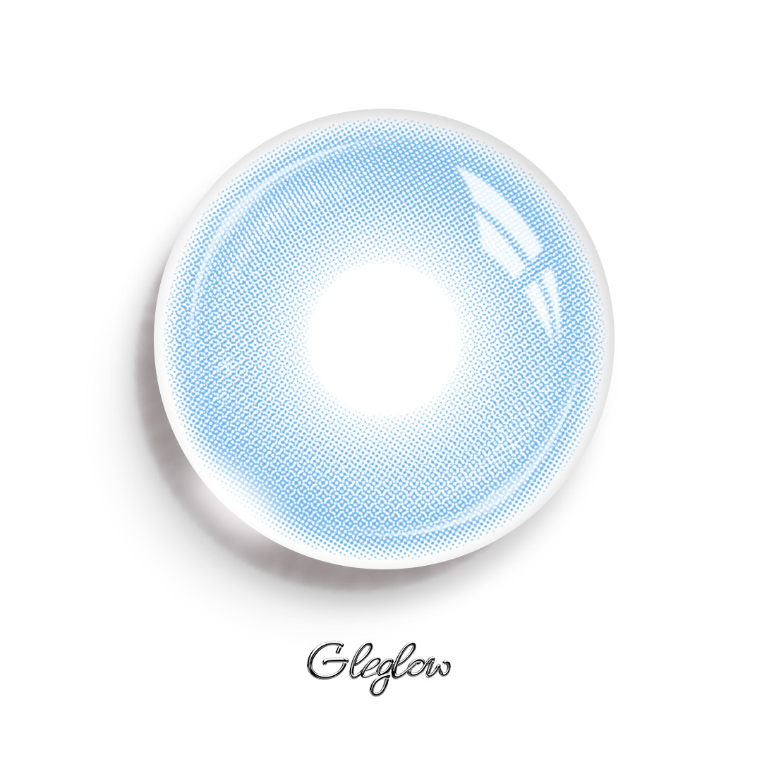 Moodis Blue - 1 Year, 2 lenses Colored Contacts - Gleglow