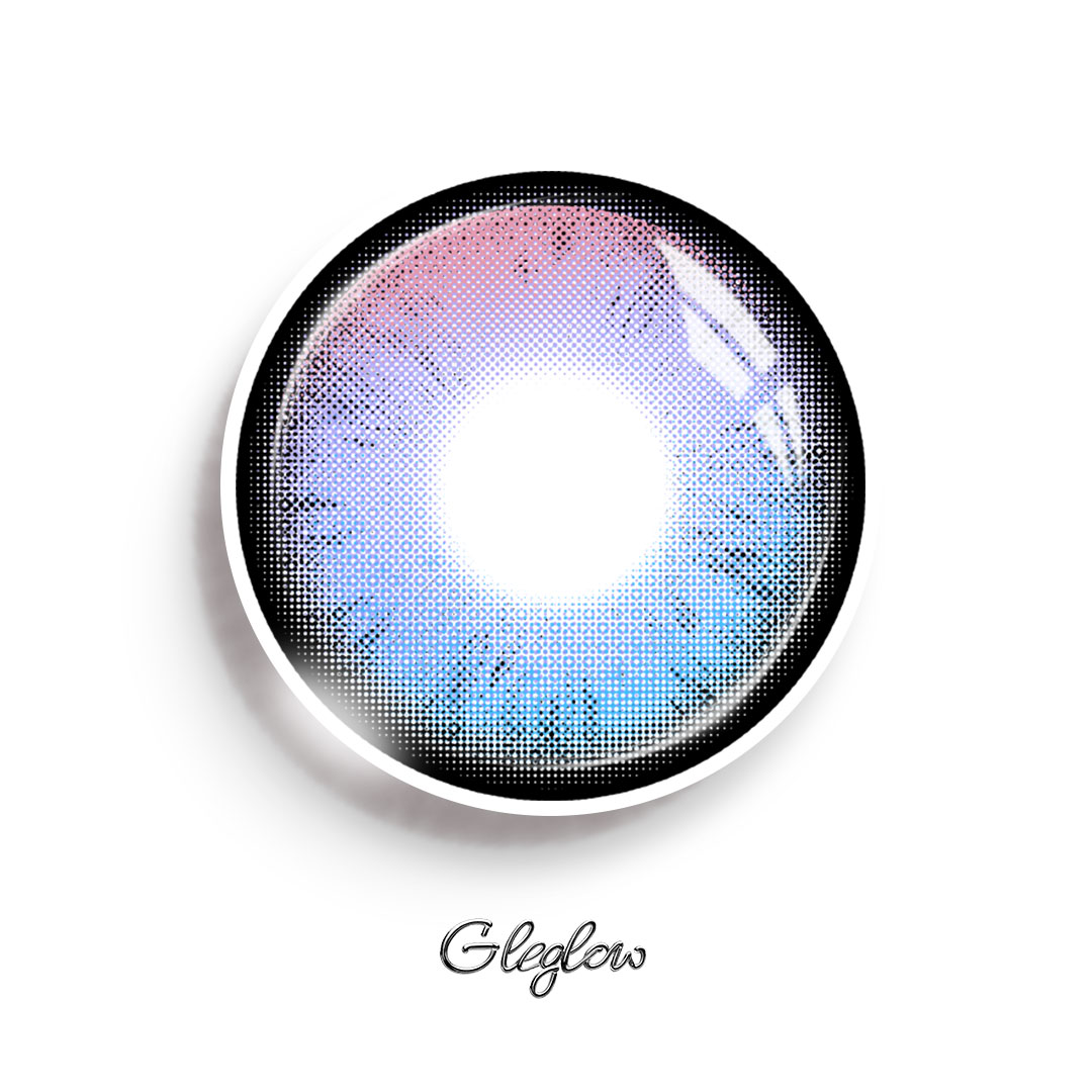 Mystara Purple - 1 Year, 2 lenses Colored Contacts - Gleglow