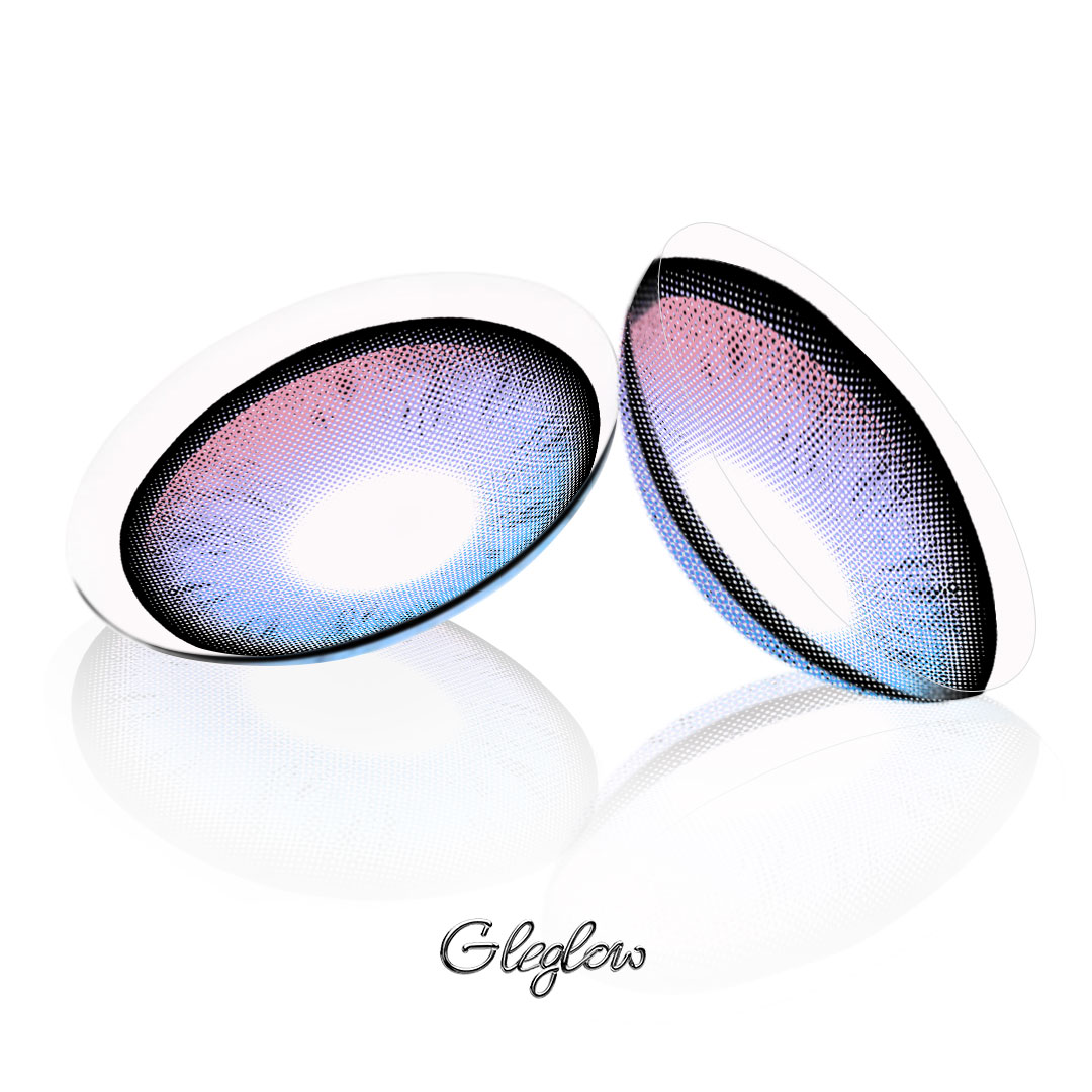 Mystara Purple - 1 Year, 2 lenses Colored Contacts - Gleglow