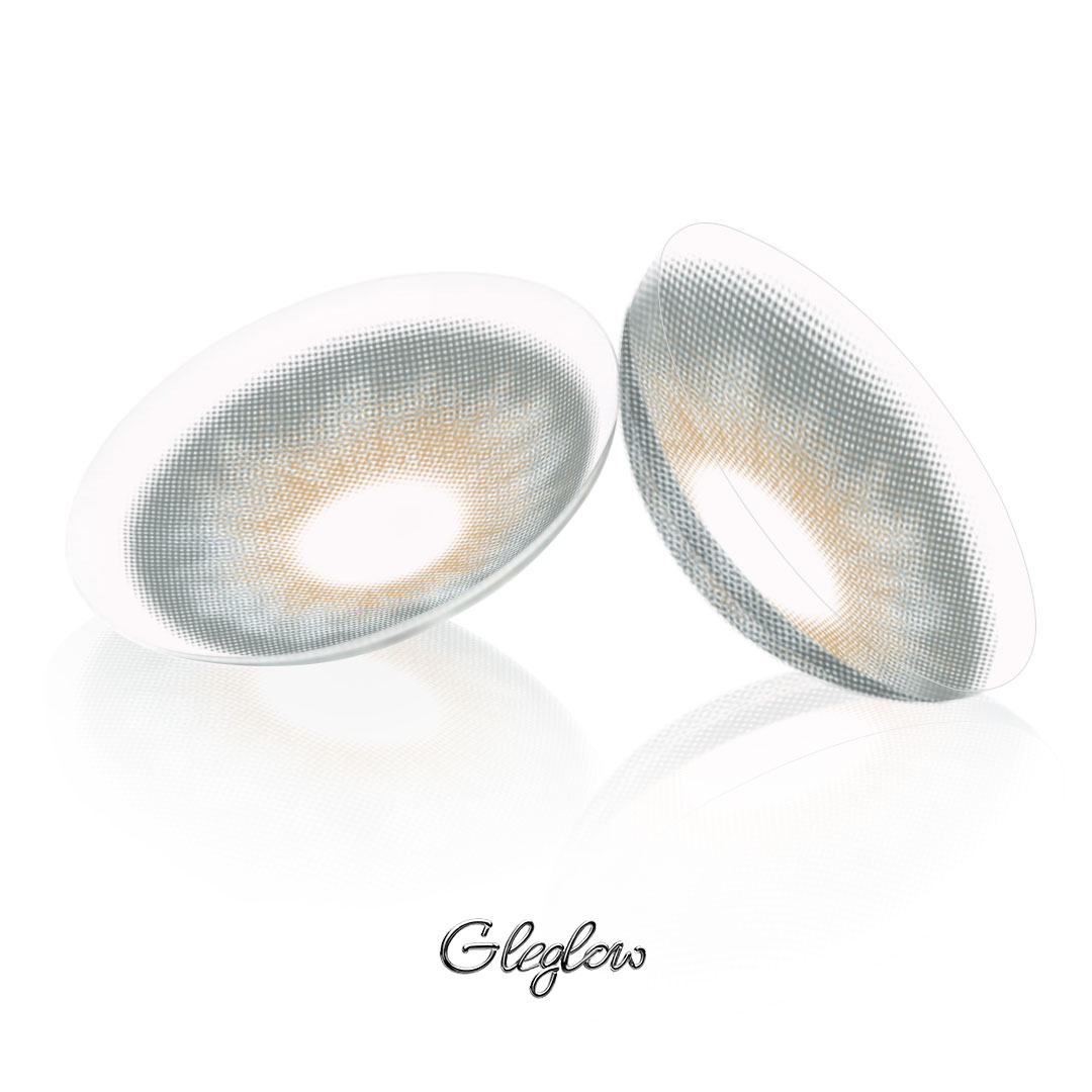 Navin Blue - 1 Year, 2 lenses Colored Contacts - Gleglow