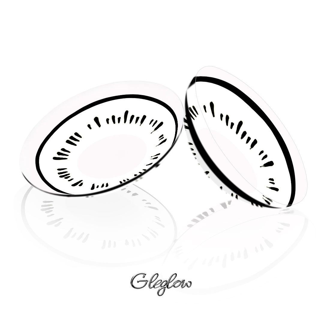 Neji Byakugan White - 1 Year, 2 lenses