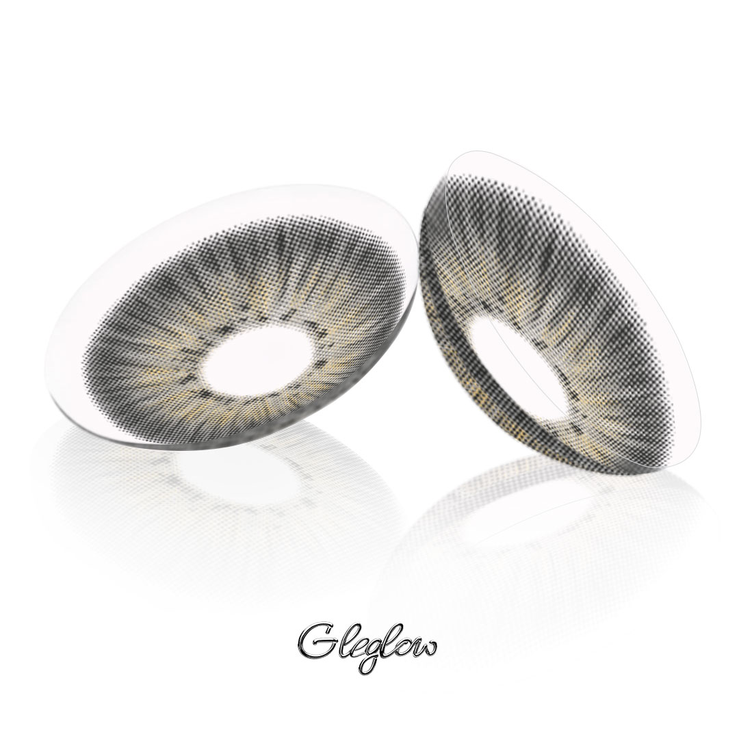 New York III Grey - 1 Year, 2 lenses Colored Contacts - Gleglow