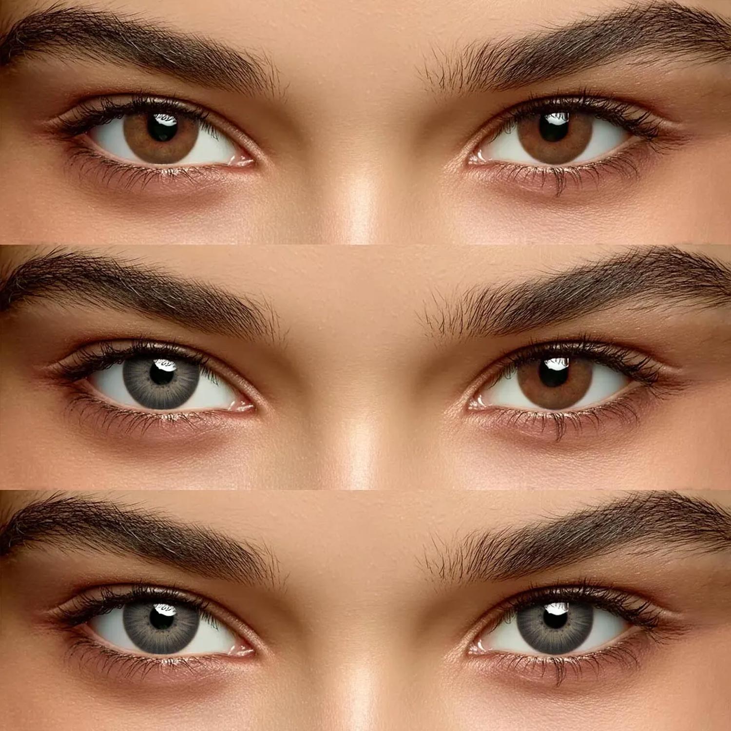 New York III Grey - 1 Year, 2 lenses