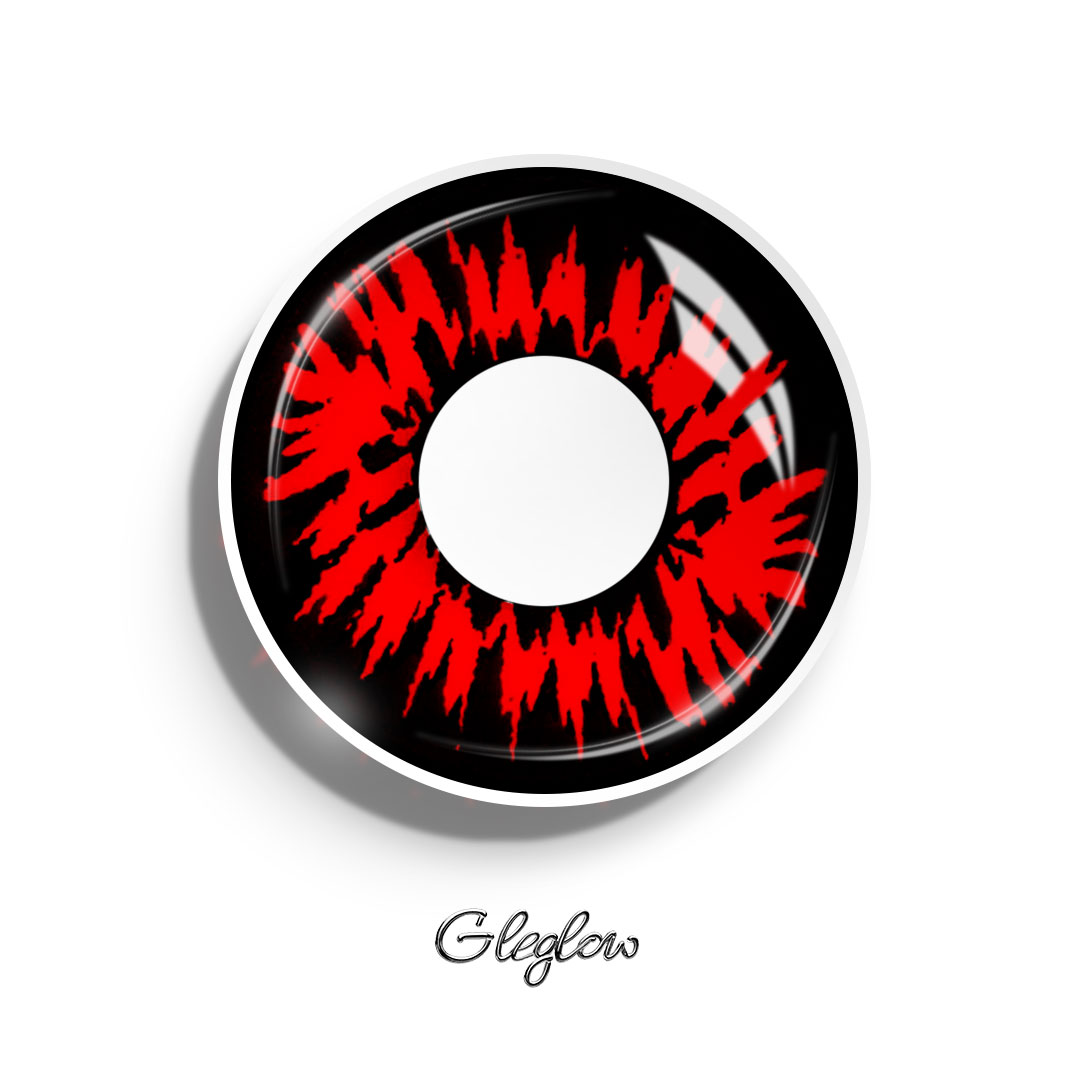 Nexen Red - 1 Year, 2 lenses Colored Contacts - Gleglow