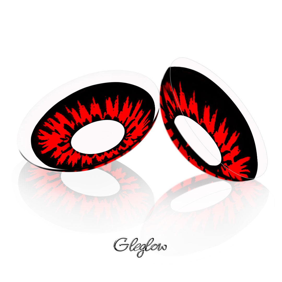 Nexen Red - 1 Year, 2 lenses Colored Contacts - Gleglow