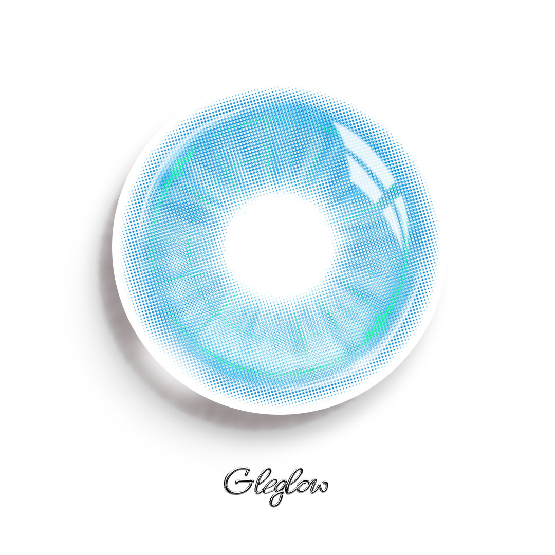 Nimbusis Blue - 1 Year, 2 lenses Colored Contacts - Gleglow