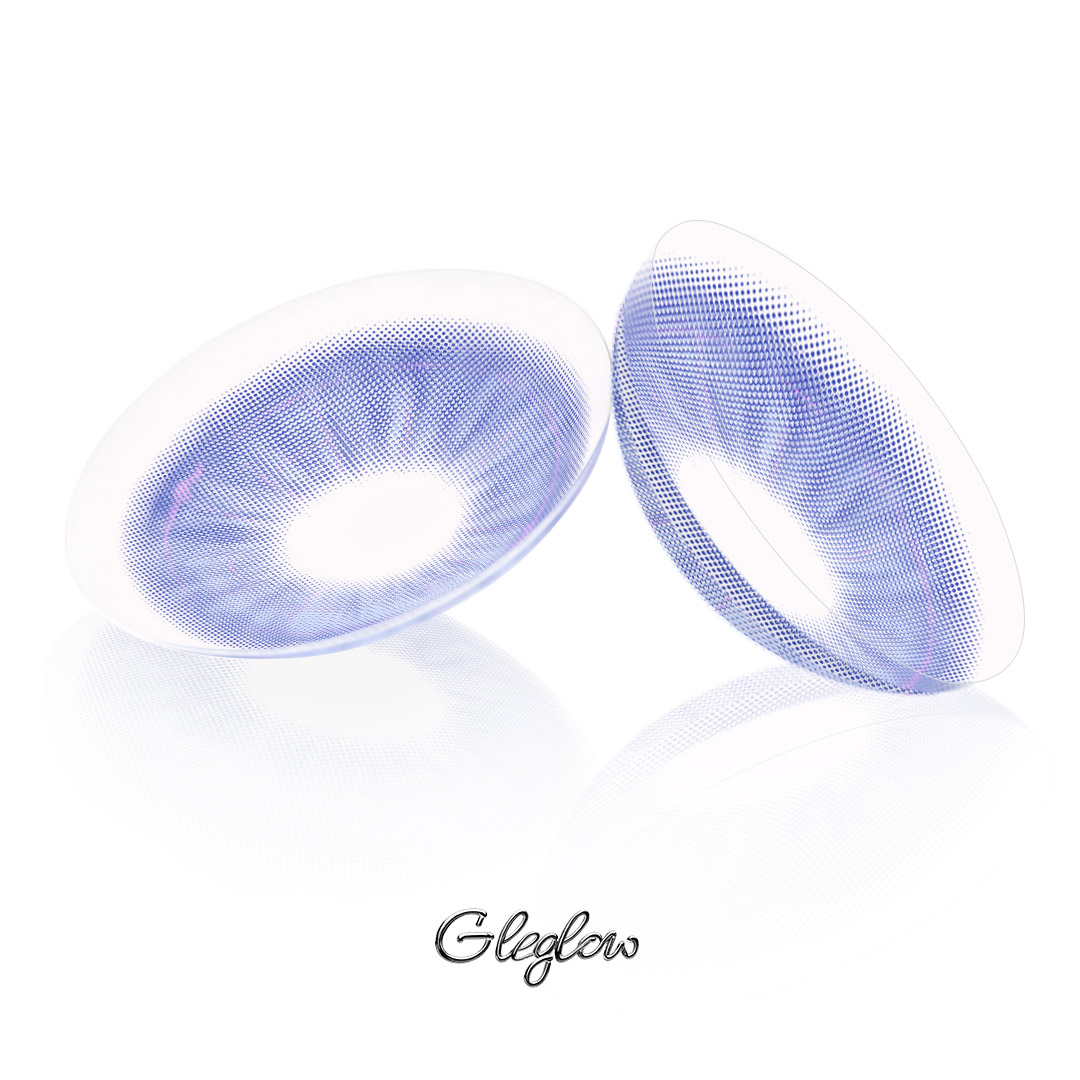 Nimbusis Purple - 1 Year, 2 lenses Colored Contacts - Gleglow