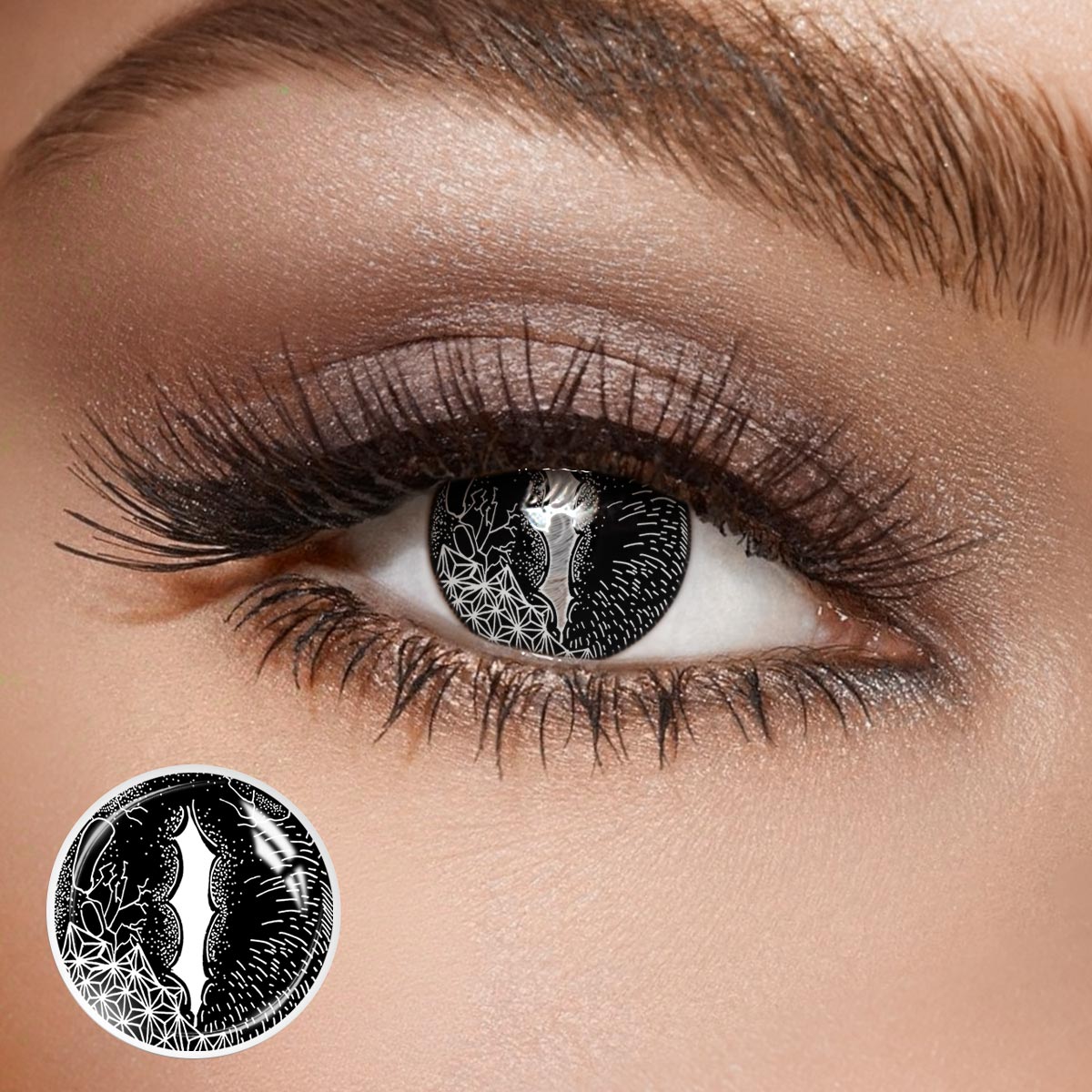 Obsidian Gaze Black - 1 Year, 2 lenses