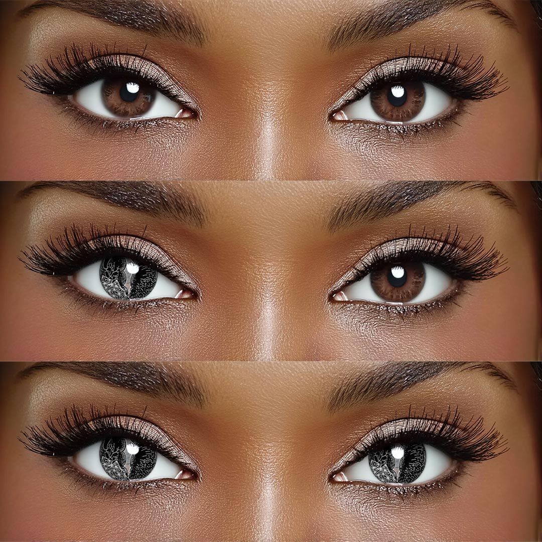 Obsidian Gaze Black - 6-month，2 lenses