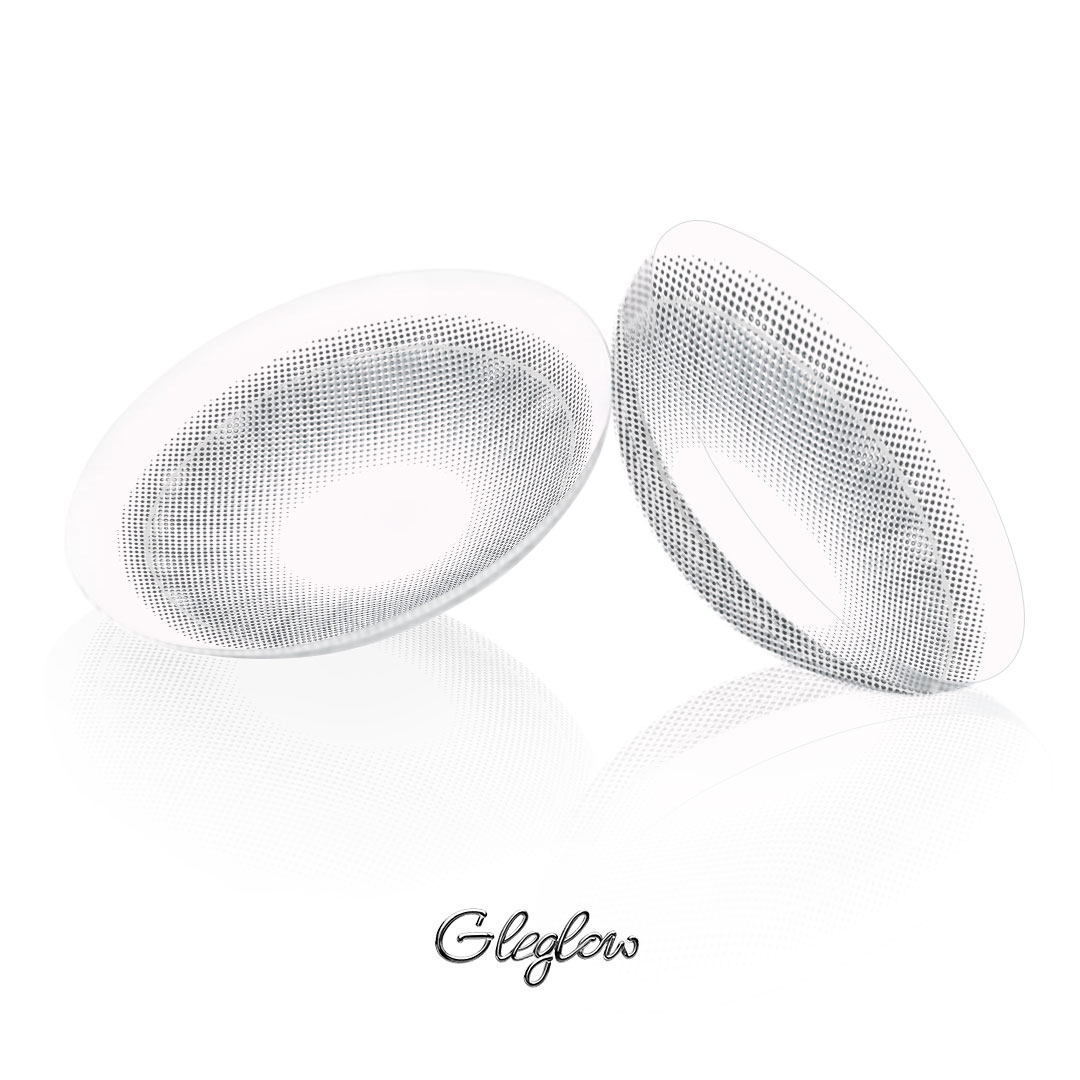 Ocean Cyan-Grey - 1 Year, 2 lenses Colored Contacts - Gleglow