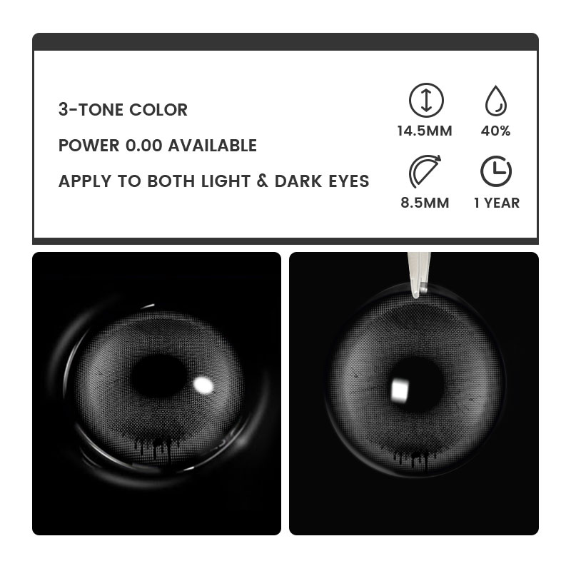 Onyx Black - 1 Year, 2 lenses