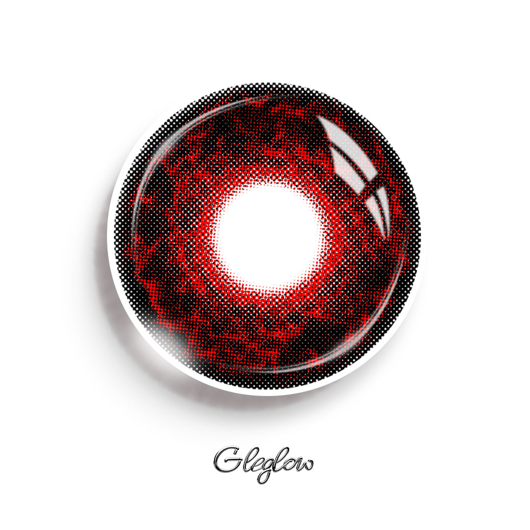 Ophely Black - 1 Year, 2 lenses Colored Contacts - Gleglow