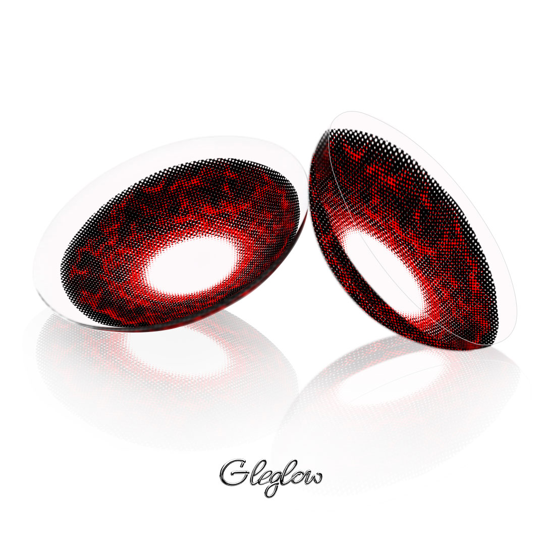 Ophely Black - 1 Year, 2 lenses Colored Contacts - Gleglow