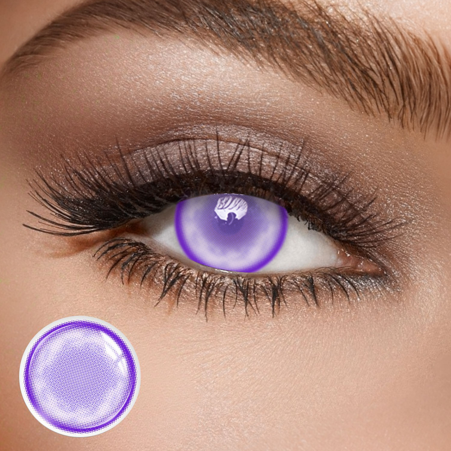 Paradise Violet - monthly, 2 lenses Colored Contacts - Gleglow