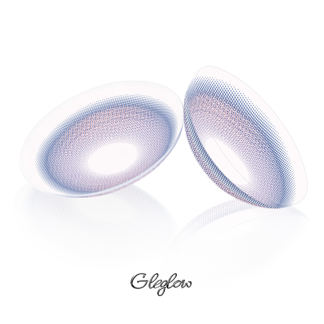 Pearl Circle Purple - 1 Year, 2 lenses Colored Contacts - Gleglow