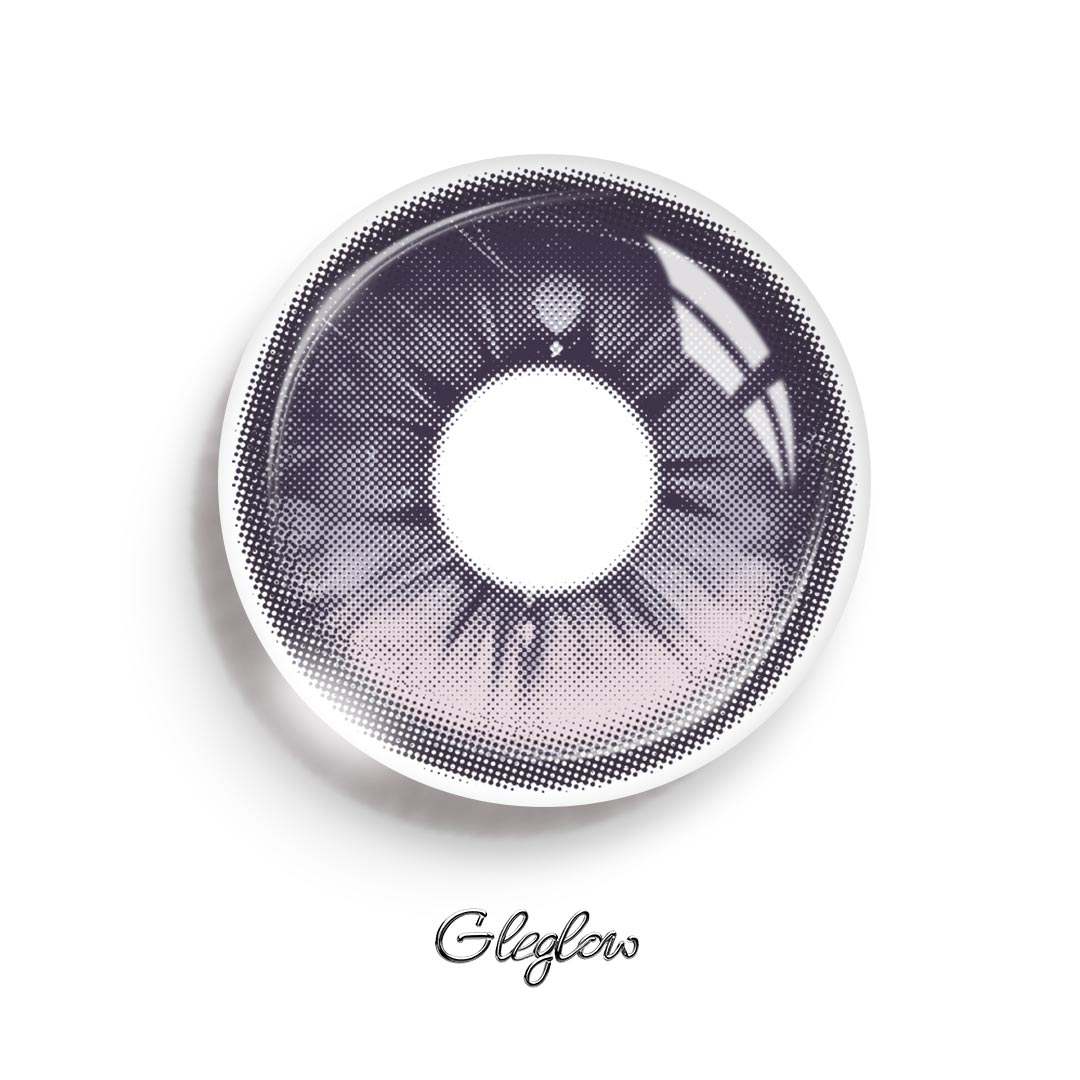 Perli Purple - 1 Year, 2 lenses Colored Contacts - Gleglow