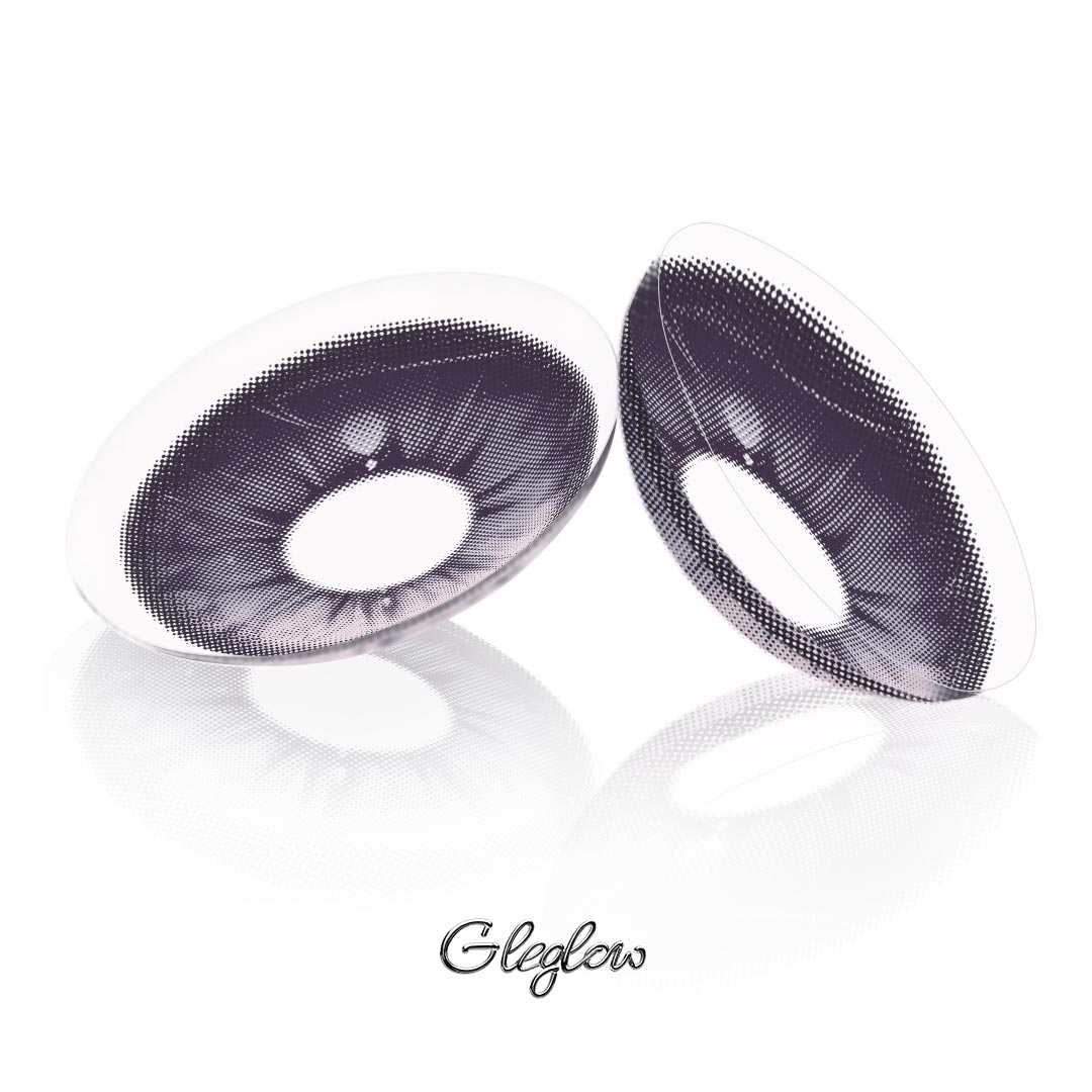 Perli Purple - 1 Year, 2 lenses Colored Contacts - Gleglow