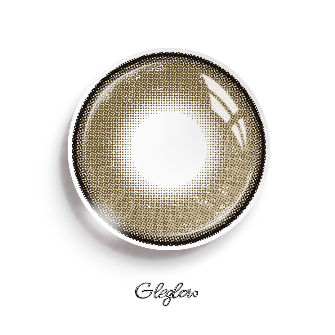 Plume Brown - 1 Year, 2 lenses Colored Contacts - Gleglow