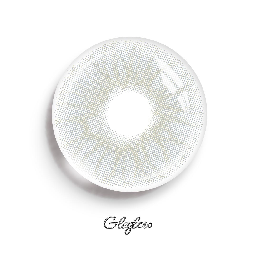 Pollen Grey - 1 Year, 2 lenses Colored Contacts - Gleglow