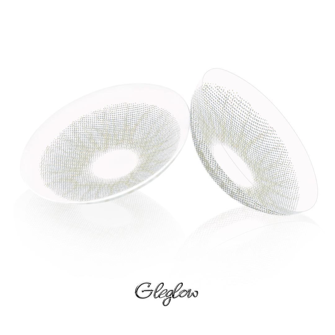 Pollen Grey - 1 Year, 2 lenses Colored Contacts - Gleglow