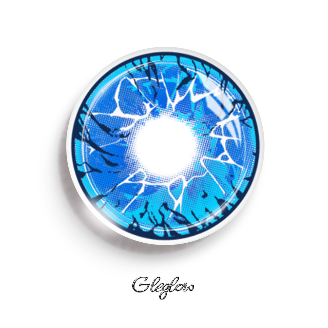 Portal Blue - 1 Year, 2 lenses Colored Contacts - Gleglow