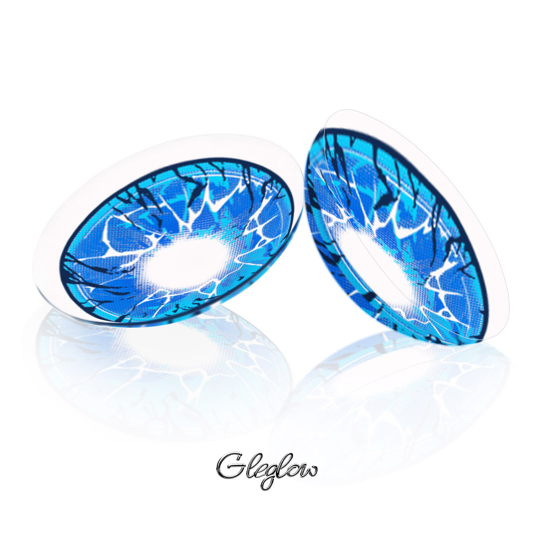 Portal Blue - 1 Year, 2 lenses Colored Contacts - Gleglow