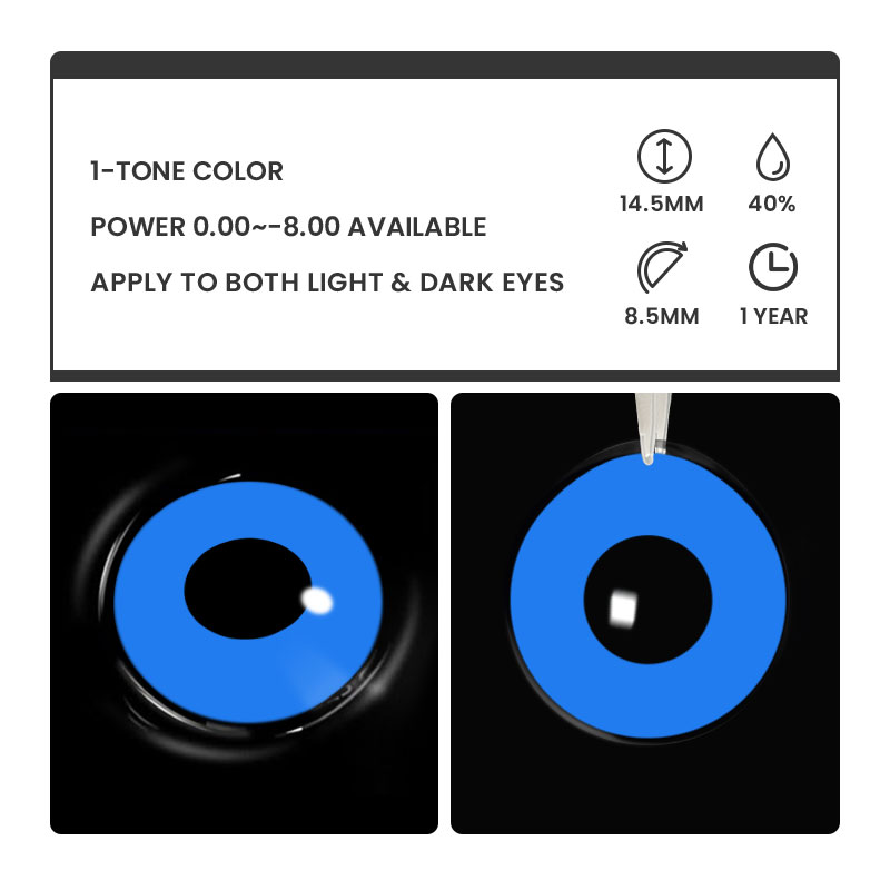 Pure Blue - 1 Year, 2 lenses