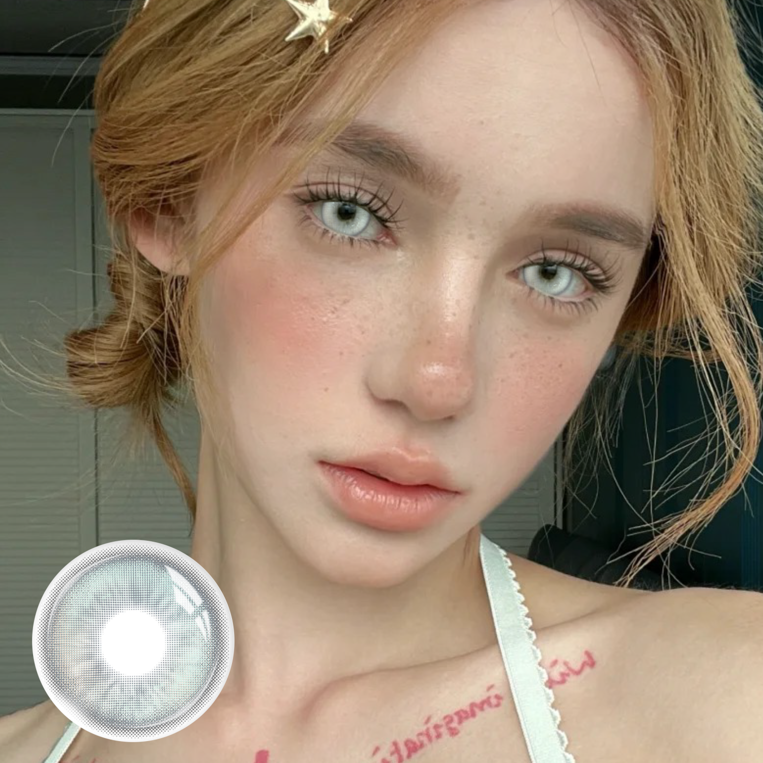 Quira Green  - 1 Year, 2 lenses Colored Contacts - Gleglow