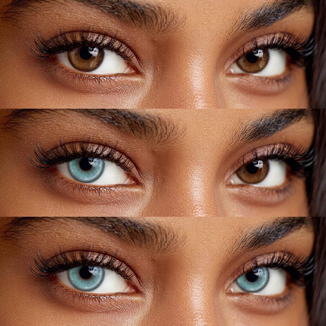 Violeton Blue - monthly, 2 lenses Colored Contacts - Gleglow