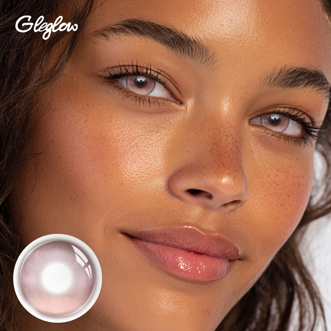 Cherry Pop Pink - 1 Year, 2 lenses Colored Contacts - Gleglow