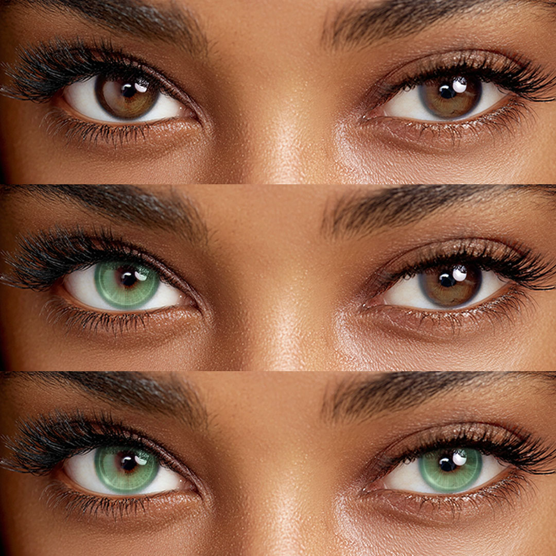 Lorza Green - 1 Year, 2 lenses Colored Contacts - Gleglow