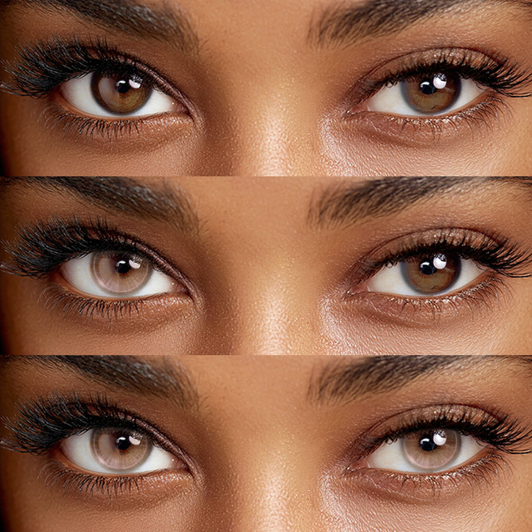 Lorza Brown - 1 Year, 2 lenses Colored Contacts - Gleglow