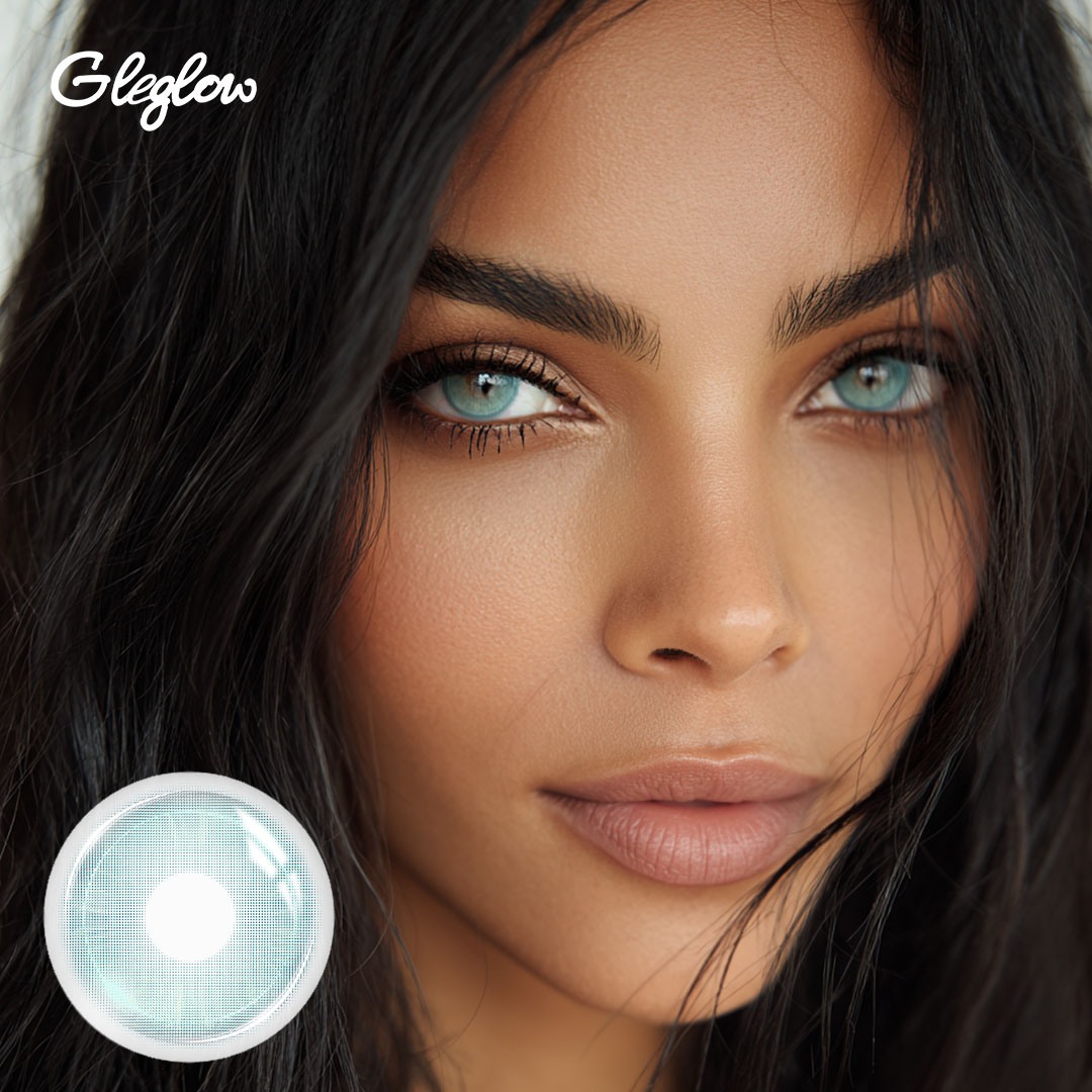 Lorza Blue - 1 Year, 2 lenses Colored Contacts - Gleglow