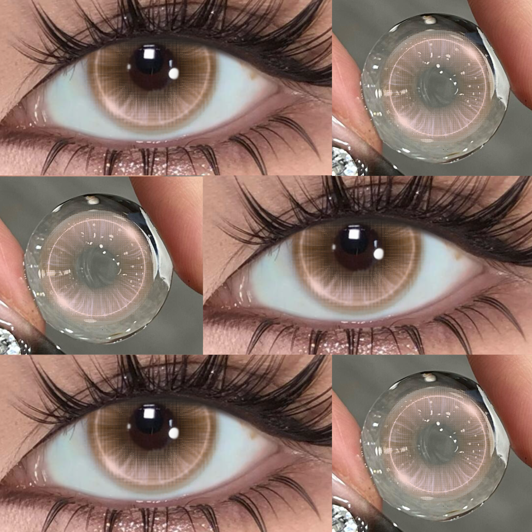 Lorza Brown - 1 Year, 2 lenses Colored Contacts - Gleglow