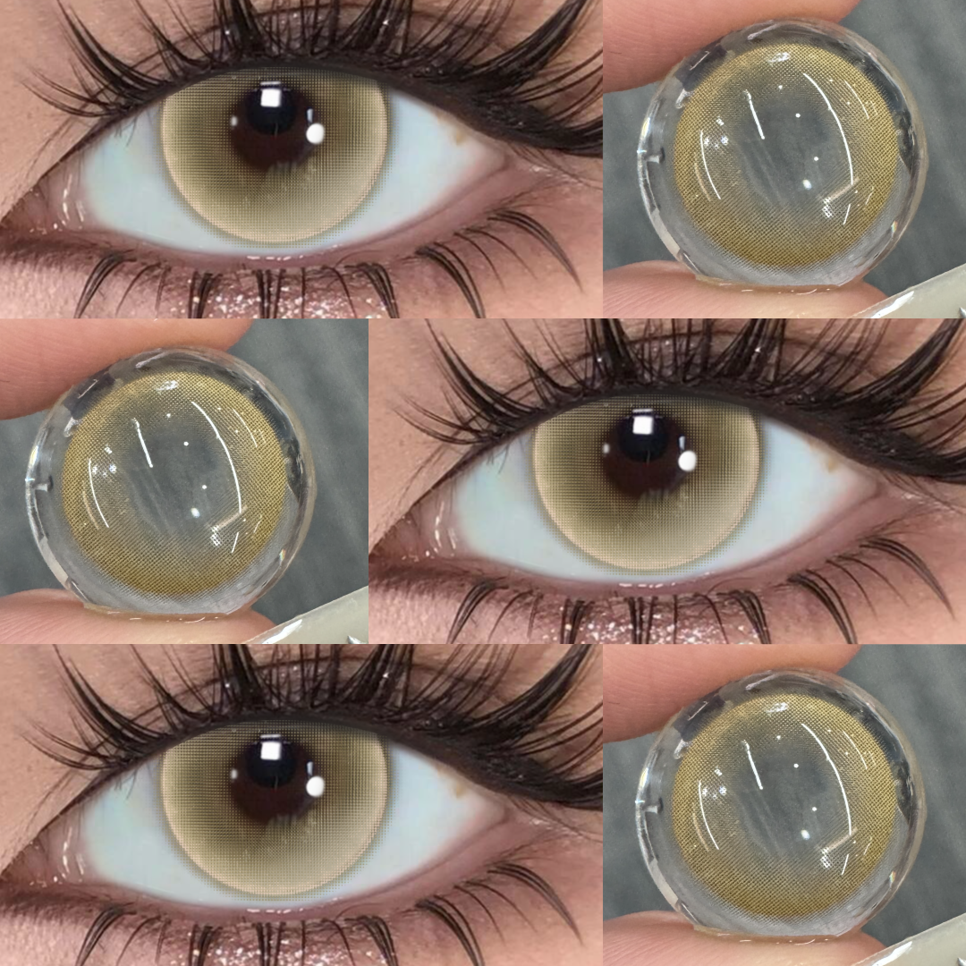 Cela Brown - monthly, 2 lenses Colored Contacts - Gleglow
