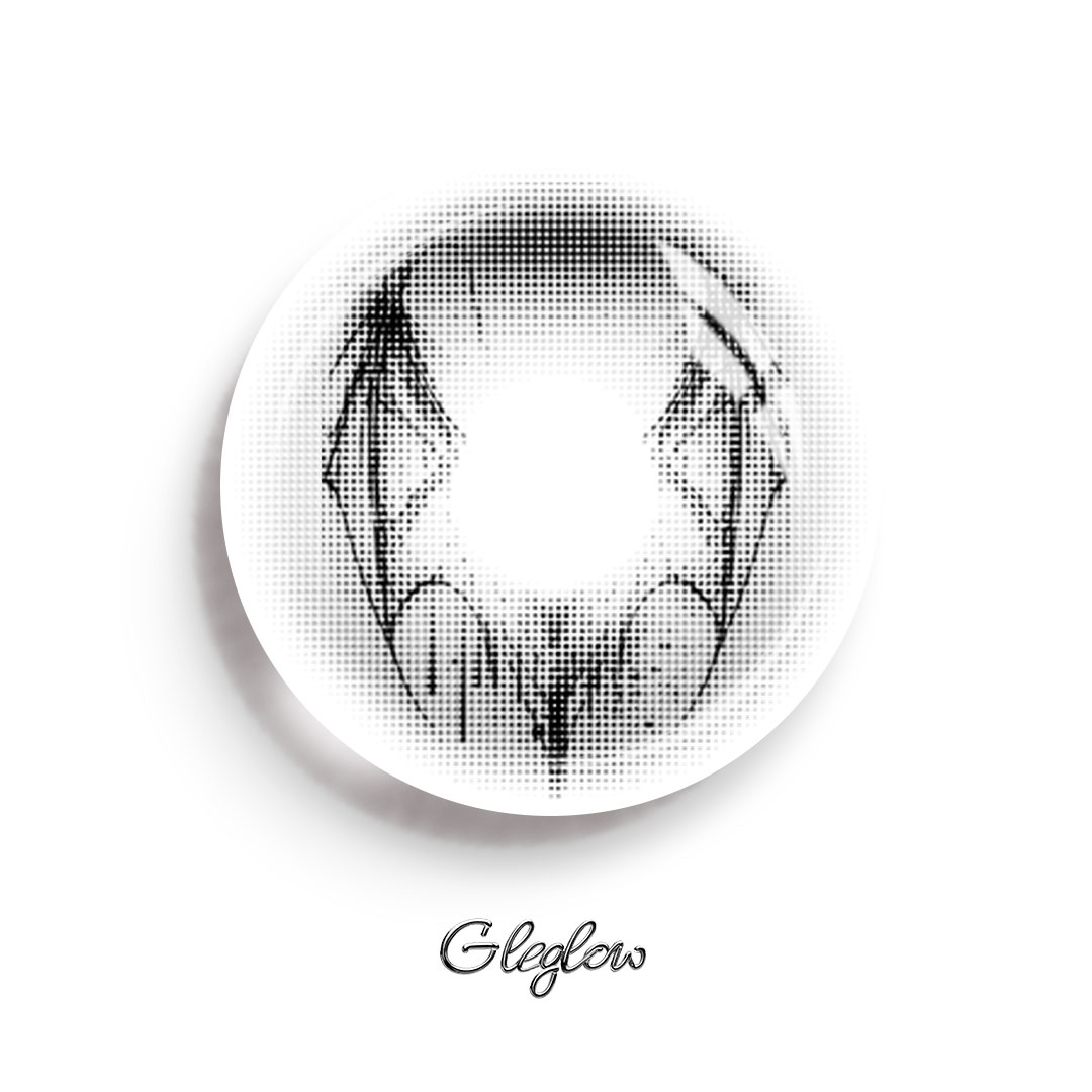 Ravyn White - 1 Year, 2 lenses Colored Contacts - Gleglow