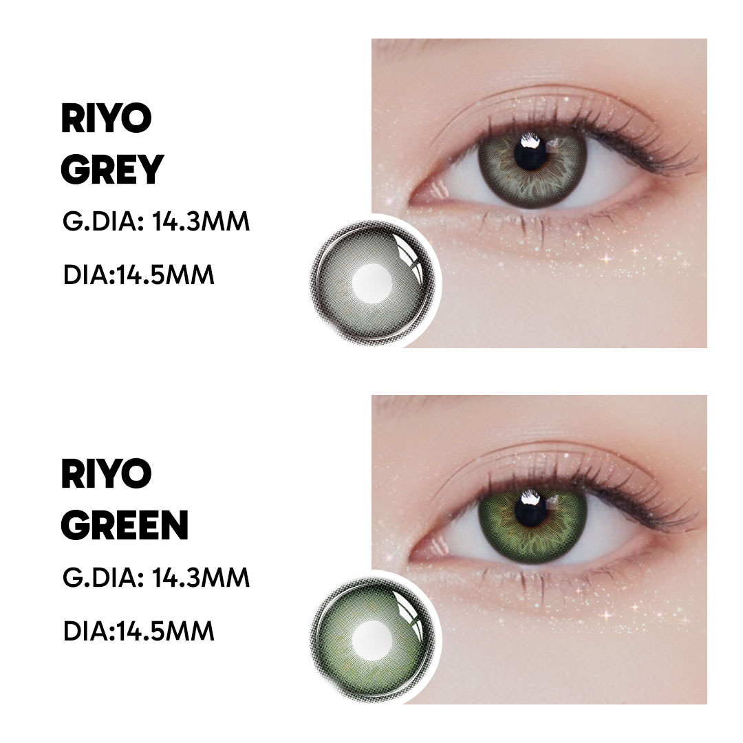 Riyo Grey - 1 Day, 2 lenses