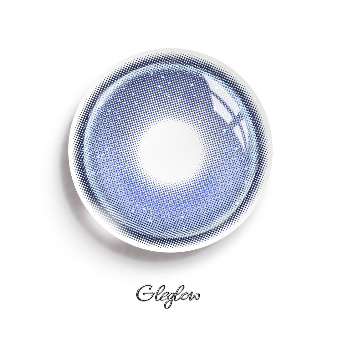 Sage Blue - 1 Year, 2 lenses Colored Contacts - Gleglow