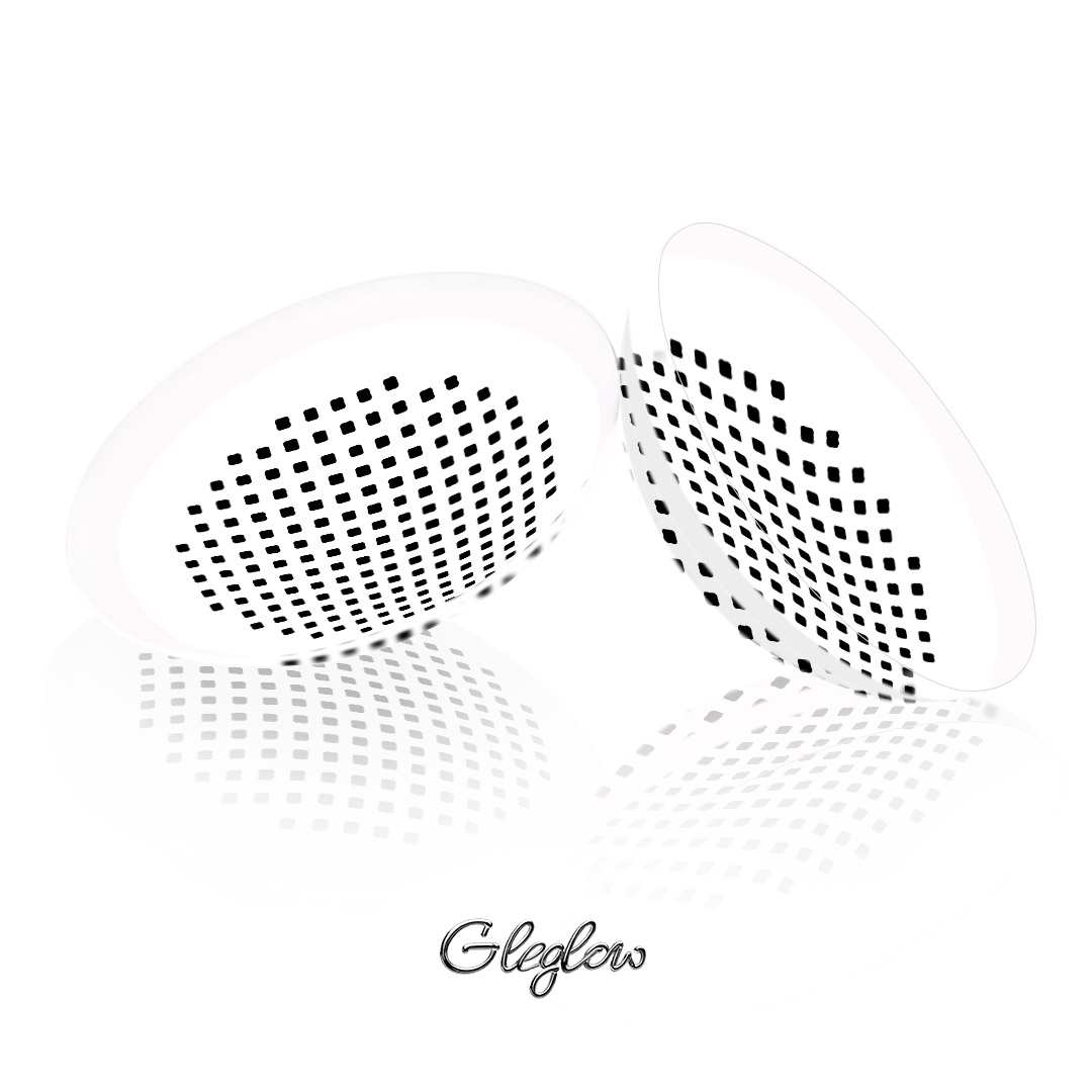 Screen White - 1 Year, 2 lenses Colored Contacts - Gleglow