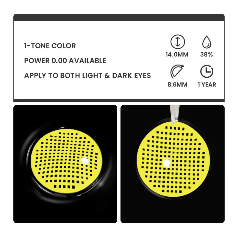 Screen Yellow - 1 Year, 2 lenses