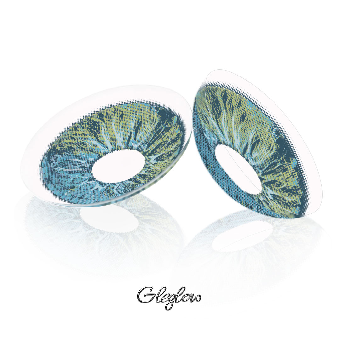 Serenor Blue - 1 Year, 2 lenses Colored Contacts - Gleglow