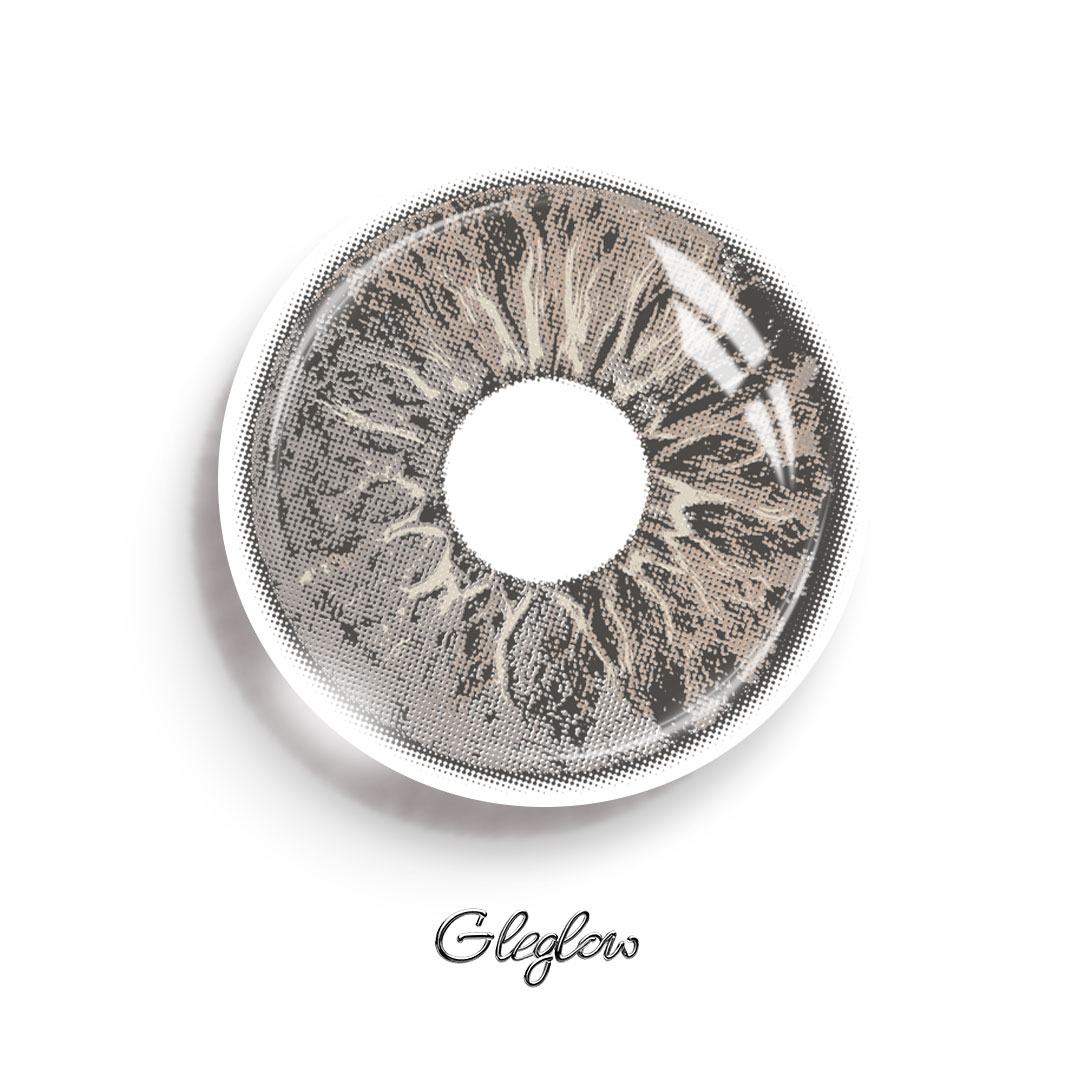 Serenor Grey - 1 Year, 2 lenses Colored Contacts - Gleglow