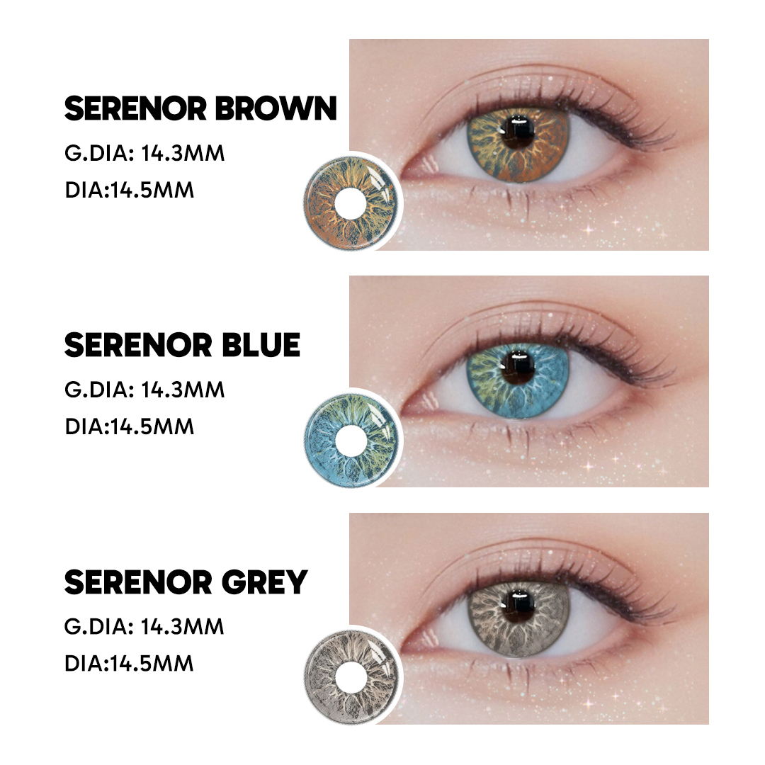 Serenor Brown - 1 Year, 2 lenses